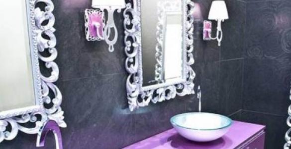 Ванная комната в стиле арт-деко
